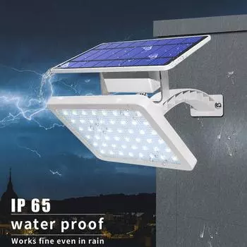 800lm Solar Lamp 48 leds Solar Light For Outdoor Garden Wall Yard LED Security Lighting With Adustable Lighting Angle