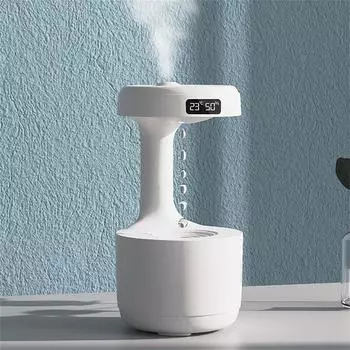 800ML Air Humidifier (1 Piece), USB Powered Diffuser with LED Display & Shutdown Protection, Flavored Air Diffuser, Air Humidif One size белый