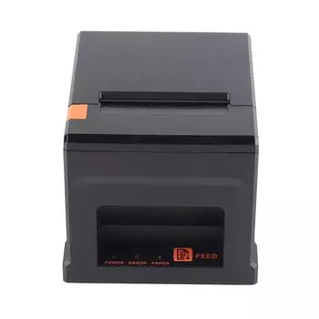 80 мм POS-принтер USB термопринтер чеков высокоскоростной принтер для кухни с автоматическим резаком US Plug