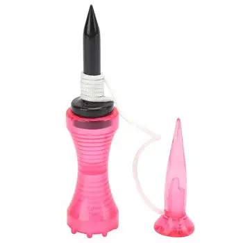 80mm Golf Practice Tees Reusable Ball Playing Holder for Practice Grass Mat AccessoryPink