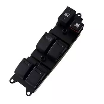 84820-33060 84820-35010 Переключатель стеклоподъемника с левым рулем для Toyota 4RUNNER Camry 1992-1996 Rav4 4-дверный Tercel 4-дверный 1995-1997 6-кнопочный чёрный
