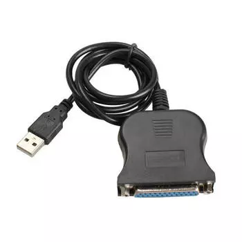 85 см USB 1.1 в DB25 гнездовой порт печатного конвертера кабель LPT двунаправленный параллельный интерфейс связи
