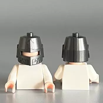 89520 Compatible Small Particle Building Block Knight Bucket Helmet Figurine Ornament Parts