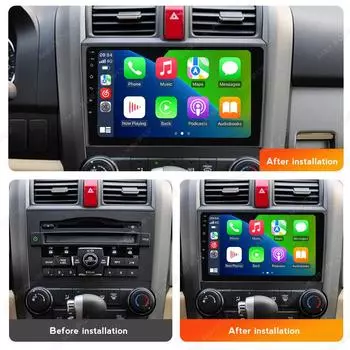 8+256G Android Auto CarPlay All In One для Honda CR-V 2006-2012 стерео GPS аудио мультимедиа плеер автомобильное радио 2Din головное устройство DSP