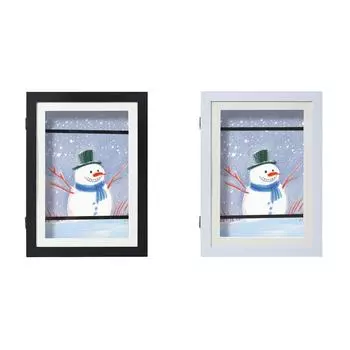 8.27x11.7 in Kid Frames Front Loading Frame Holds 80 Pcs Elastic Strap (Black) #