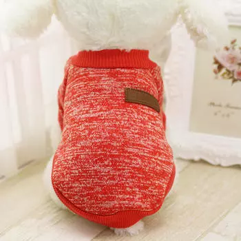 8 Color Pet Dog Puppy Classic Sweater Fleece Sweater Clothes Warm Sweater Winter