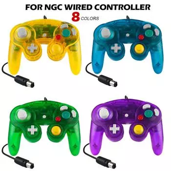 8 цветов проводной геймпад для консоли GameCube NGC джойстик контроллер для NGC классический джойстик ретро игровая консоль геймпад аксессуары