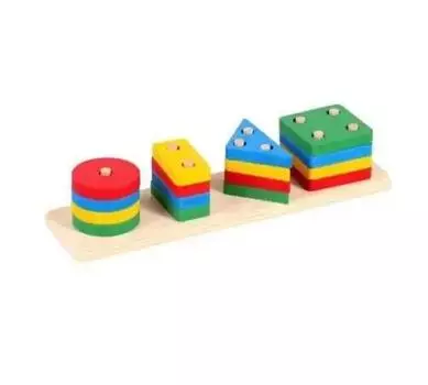 8 in 1 Montessori Permanence Box Carrots Toys Child Wooden Shape Sorting & Matching Educational Toys for Kid Over Age 1-Year-Old