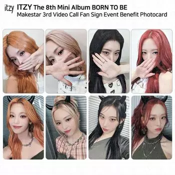 8-й мини-альбом ITZY Born To Be Makestar, 3-й видеозвонок, фан-подпись, фотокарточка мероприятия Chaeryeong - #1
