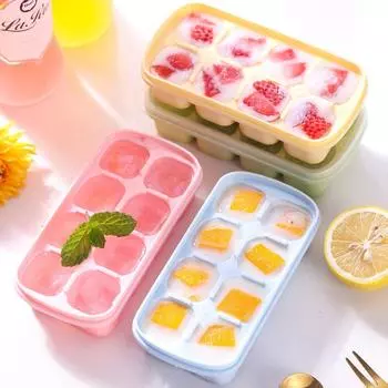 8 сеток форма для кубиков льда квадратный поднос пищевой силикон мягкое дно DIY кубики льда производитель модель коробки многоразовый инструмент паб вино лето