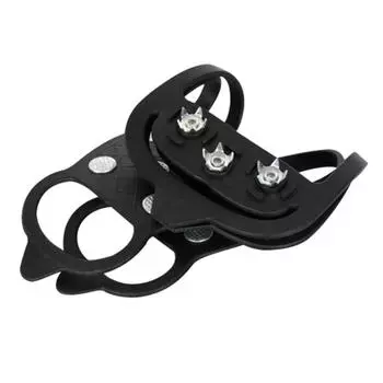8 шипов Ice Walk Traction Cleats Противоскользящие снежные кошки для обуви (L) ?