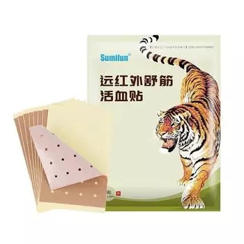 8 шт./пакет пластырь Tiger Balm для снятия боли в спине и шее 8pcs/bag