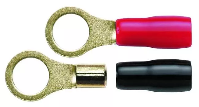 8AWG M10 terminal quantity order 2 red and black Audio-Technica TL8-M10R [For 1, terminals/1 sleeve]