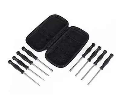 8Pcs Carburetor Adjustment Tool Kit Screwdrivers Set with a Storage Case Bag