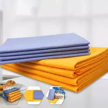 8Pcs Ultra-Absorbent Cleaning Cloth Multi-Purpose Dishwashing Cloth Car Cleaning Towel Car Bathroom
