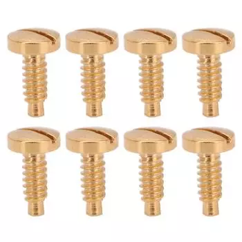 8pcs Watch Case Screw Stainless Steel Rustproof Wristwatch Screws for Watch Repairing Rose Gold золотой