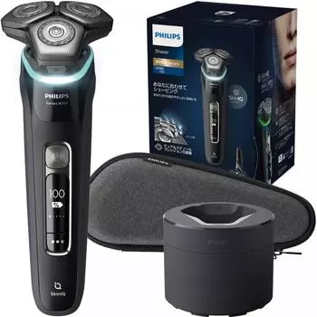 [Модель 2023 г.] Электробритва Philips серии 9000 для мужчин с шайбой, электробритва, 72 лезвия, технология Personal Fit ShavingSkinIQ, вращающаяся ванна