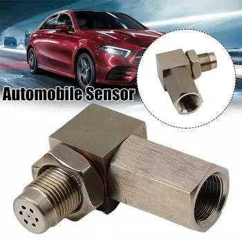 90 Degree 02 Bung Extension Oxygen Sensor Extender Converter O2 Catalytic Universal Oxygen Spacer Sensor J2H4