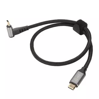 90-градусный кабель USB C 4K 60 Гц поддерживает PD100W Type C 3.1 Gen2 Полнофункциональный USB C Быстрая зарядка 50cm / 19.7in