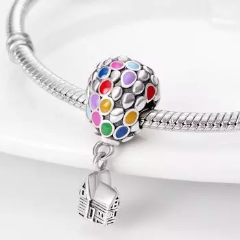 925 Sterling Silver Pink Charms Beads Fits Original Fashion Bracelet For Women 925 Silver Pendant Diy Jewelry