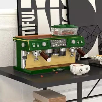 928 шт. MOC модель кофемашины микро строительные блоки мини Diamond City Friend набор кирпичей детские игрушки детская игра для девочек