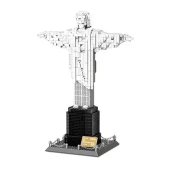 937 Pieces Bricks World Architecture Statue Of Christ The Redeemer Building Blocks/Plastic Toys Model For Kids Adults Gift