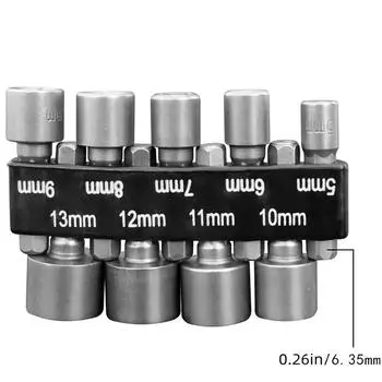 9/14pcs Powerful Socket Inner Hexagonal Wrench Hexagonal Handle Screwdriver Socket Bit Extension Rod Pneumatic Hand Tool Set