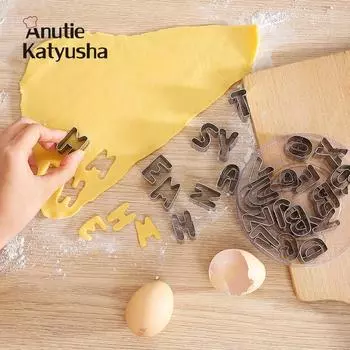 9/26 шт., буквы алфавита, формы для помадки и печенья, набор для украшения торта, форма для обледенения, инструмент для выпечки 9pcs