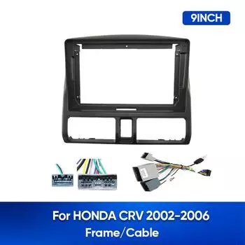 9-дюймовый 2 Din автомобильный радиоприемник рамка кабель для HONDA CRV 2002-2006 автомобильный плеер DVD панель аудио панель крепление установка фасции рамка 9