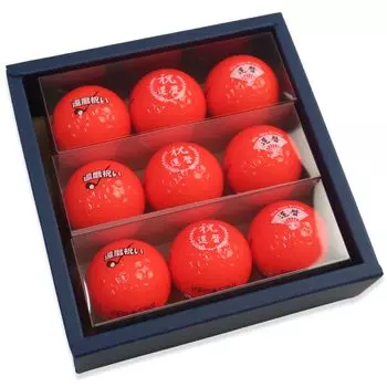 9 мячей для гольфа на 60-летие Дизайн Мячи для гольфа Casco Мяч для гольфа Kira Kira Star Kasco Red Подарок на 60-летие (Эксклюзив Амазонки)