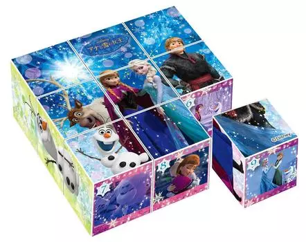 9-рамочная головоломка для детей Frozen Memory Cube Puzzle