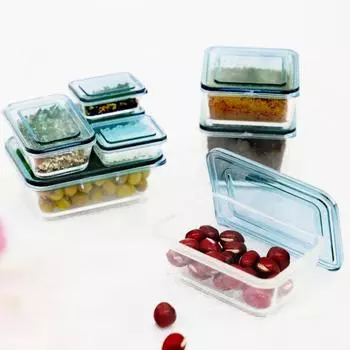 9 шт. Мини-коробка для хранения свежих продуктов, высокая имитация кухонных принадлежностей, прозрачный цветной контейнер для еды, игрушка «сделай сам» для кукольного домика розовый