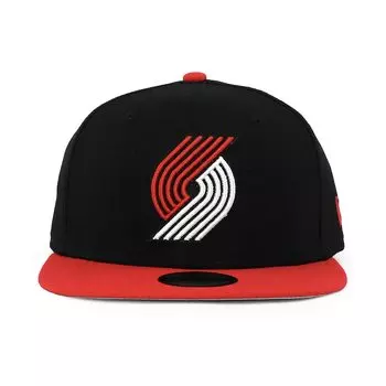 9FIFTY Snapback Cap NBA BASIC SNAPBACK Kids KIDS Youth 950 Hat Baseball Cap Trail Blazers [New Era] Children s [YOUTH CAP] (Portland (Black/Red))