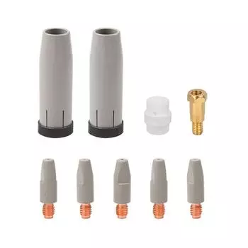 9pcs Conductive Nozzle Rods High Efficiency & Durability Conductive Nozzles set Simple Installs for 24KD Welding Guns C