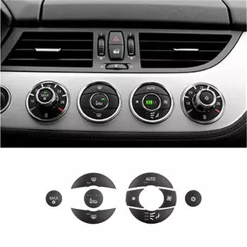 9Pcs For 2009-2016 BMW Z4 E89 Front Center AC Control Switch Button Cover Trim