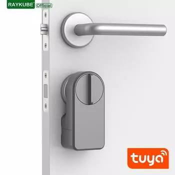 A1 Pro Max Bluetooth Smart Door Lock Tuya APP Дистанционное управление Разблокировка без ключа Smart Life Cylinder Простая установка своими руками
