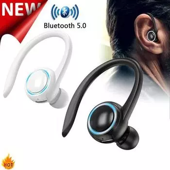 A1S Bluetooth 5.2 Гарнитура На одно ухо Спортивные наушники с длительным режимом ожидания Мини-вкладыши Бизнес-наушники с крючком для наушников