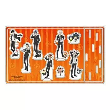 A3 Katekyo Hitman x Sanrio Characters 01 Collective Design Premium Acrylic Diorama Plate 200mm x 345mm REBORN! AGP-RES-01