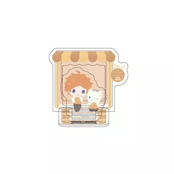 A3 x Персонажи Sanrio 07 Сумераги Тэнма x Дорогой Дэниел [Иллюстрация мини-персонажа] Акриловая подставка