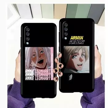 A51 Phone Case for Samsung Galaxy A12 A70 A50 A52 A40 A20s A30 A10s A20e A10 A22 A72 A32 5G A02s Cover Attack on Titan Anime Samsung A10