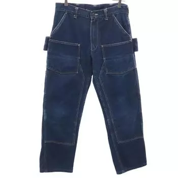 A BATHING APE made in Japan double knee Denim painter pants S Jeans Work Men s Used