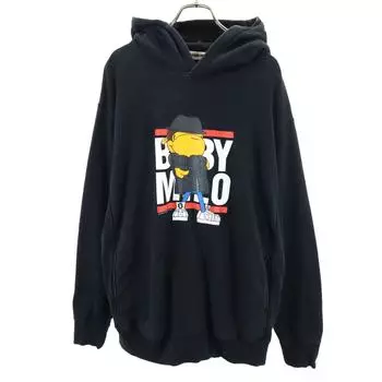 A BATHING APE made in Japan Long sleeve sweat Parker L black Classics Men s Used