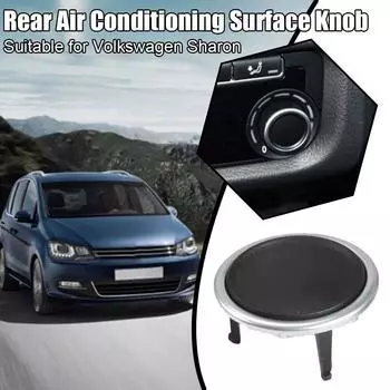 A/C Knob Button 7N0907049C For Sharan 7N1 7N2 2012-2019 For Seat 2011-2016 Rear Air Conditioning Panel Switch B0N7