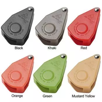 A# Camping Tent Pulley Adjustable Camping Pulley Regulator (Green)