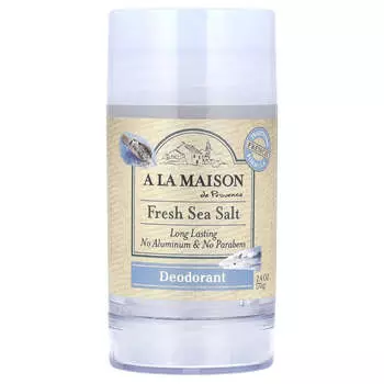A La Maison de Provence, дезодорант, морская соль, 70г (2,4 унции)