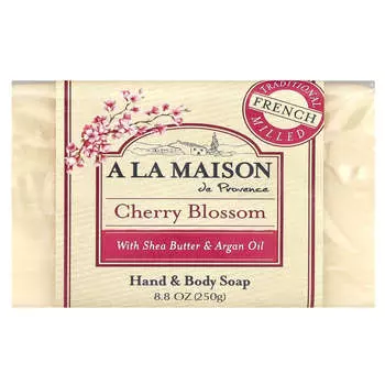 A La Maison de Provence, мыло для рук и тела, цветущая вишня, 8,8 унций (250 г)