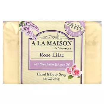 A La Maison de Provence, мыло для рук и тела, розово-сиреневый, 8,8 унций (250 г)