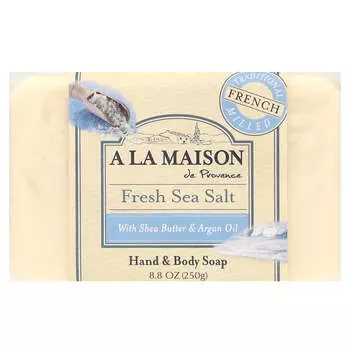 A La Maison de Provence, мыло для рук и тела, свежая морская соль, 8,8 унций (250 г)