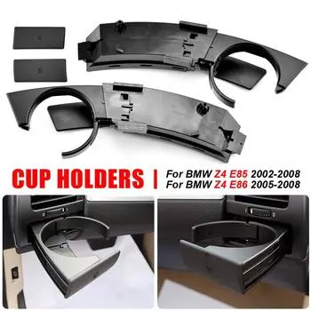 A Pair Dashboard Cup Holder Front Left + Right For BMW Z4 E85 E86 2003-2008 51457070323 51457070324