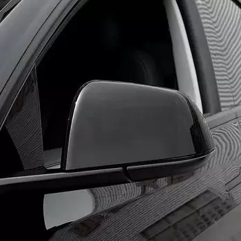 A Pair of Left & Right Rearview Mirror Trim Covers Fit For Tesla Model Y 2019-2024 / Model 3 2017-2024 Automobile Accessories